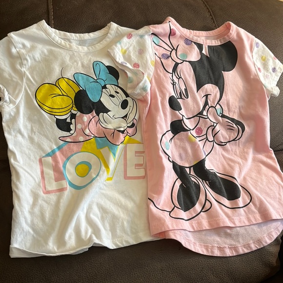 Set of 2 Minnie Mouse t-shirts - Picture 1 of 4